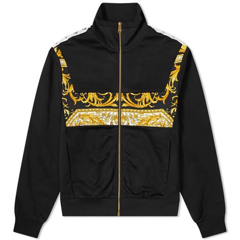 versace jacket black gold